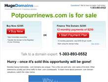 Tablet Screenshot of potpourrinews.com